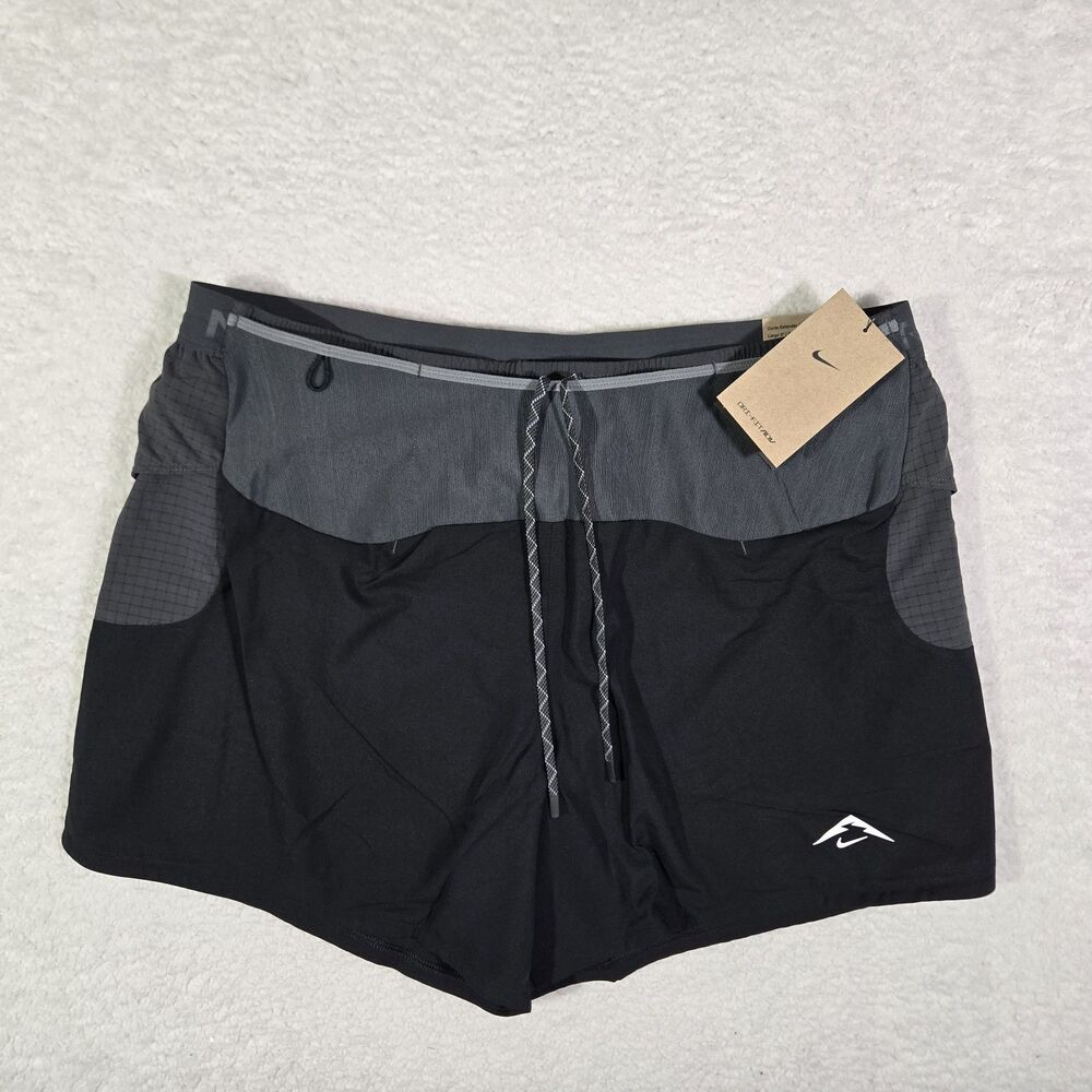 Nike Trail Second Sunrise 5" Dri-FIT ADV Lined Shorts Black Men Large HJ3572-010